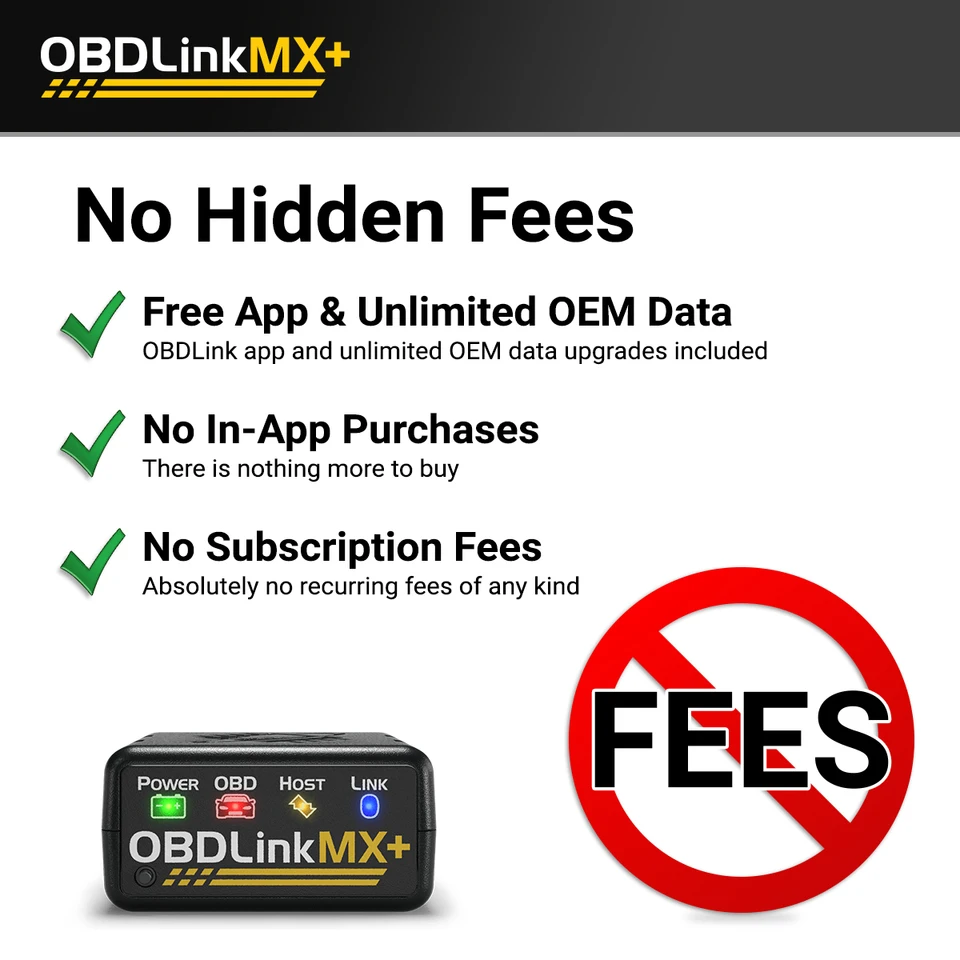 Obdlink mx plus自動車診断ツール,ios/android/kindlefireまたは