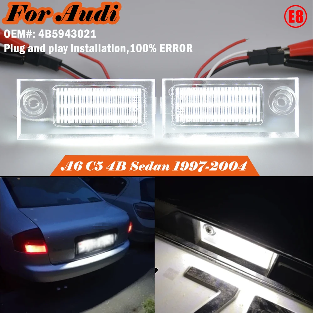 LED ̼ ȣ , ƿ A6 C5 4B  1997-2004, OEM ȣ: 4B5943021, 2 