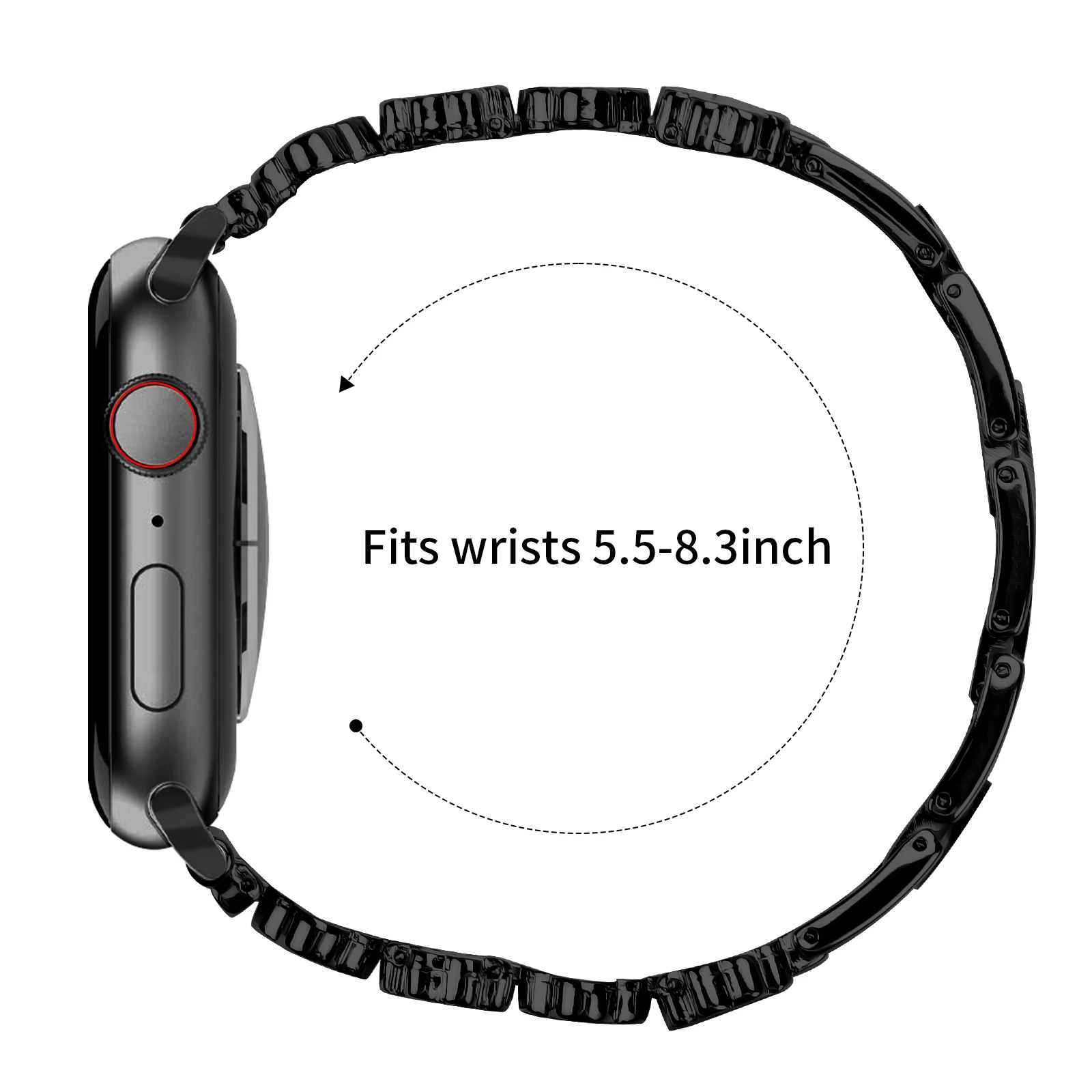 Premium Metal Luxury Watch Band - Elegant and Durable Design