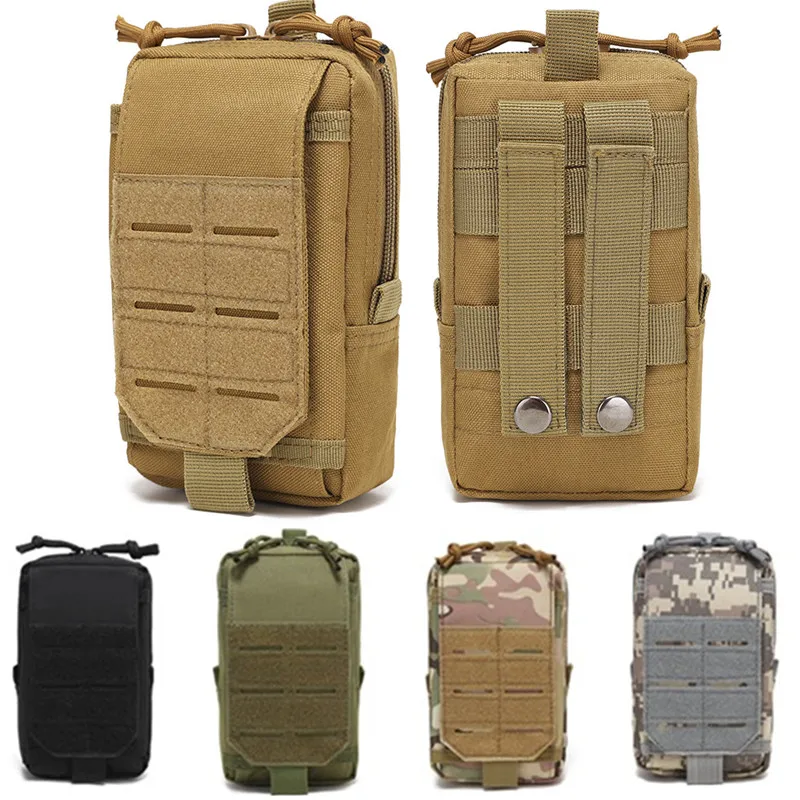 

Tactical Molle Pouch for Men, Military Waist Bag, Outdoor EDC Tool Bag, Vest Pack Purse, Mobile Phone Case, Hunting Compact Bag