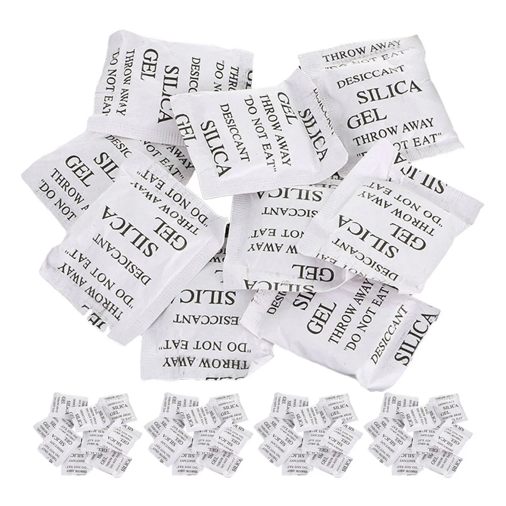 100 Pcs Silica Gel Desiccant Moisture Absorbing Bags Efficient Powder Absorbent Packets Absorbers Drying silica gel desiccant moisture absorber bag moisture absorbing bag