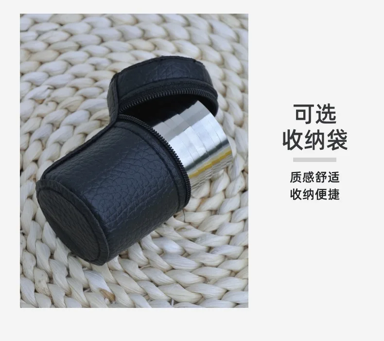 Description Picture 5 of item4Pcs 30ml Stainless Steel Shot Glasses with Leather Case Outdoor Hiking Gear Stackable Cup Camping Sets Portable Drink-ware Cup