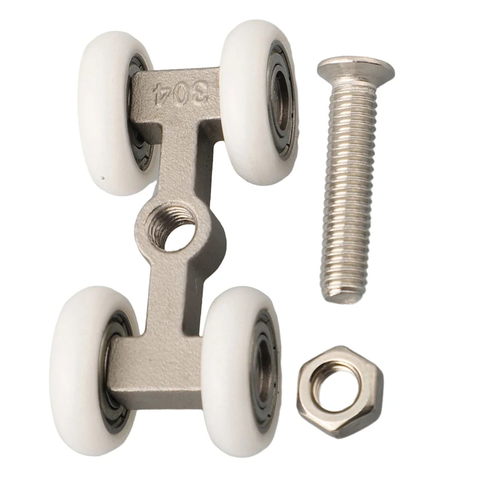 Sliding Door Roller Load Bearing Hanging Wheels For Home Sliding Door Stainless Steel Hanging Wheel Bathroom Bearing Pulley