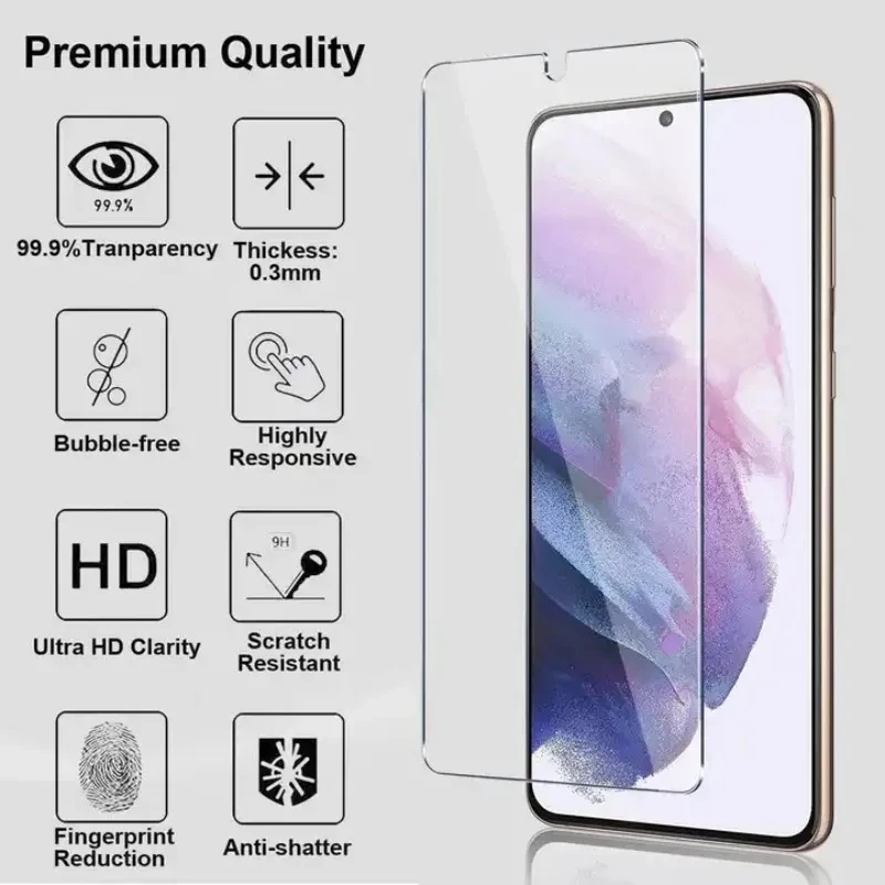 Premium Tempered Glass Screen Protector - Pack of 3