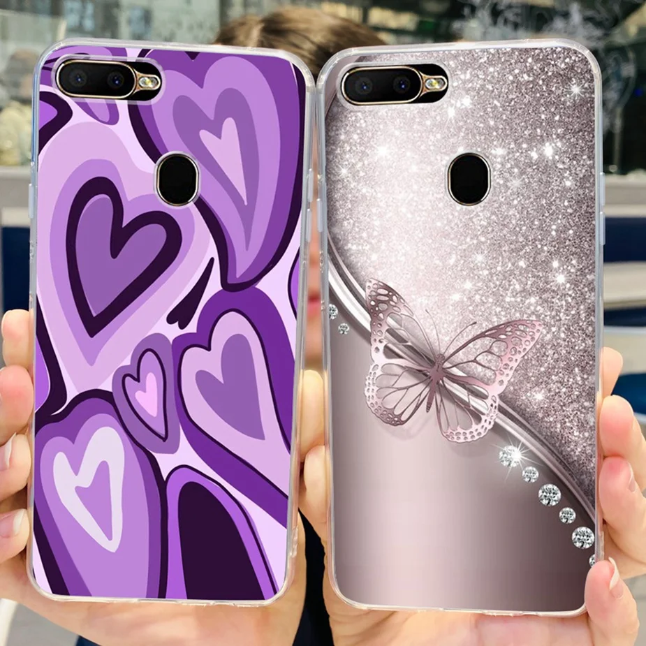 Luxury Painted Soft Silicone Phone Case - Elegant Back Cover Bags