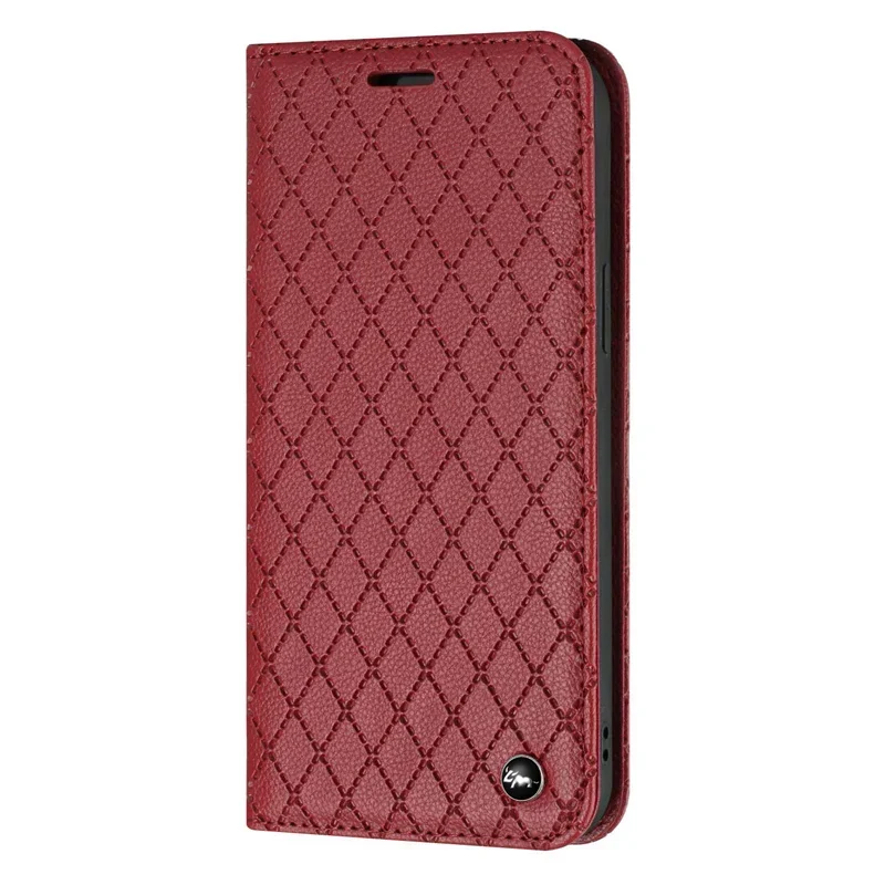 RFID Strong Magnetic Leather Wallet Case with Stand and Card Slot
