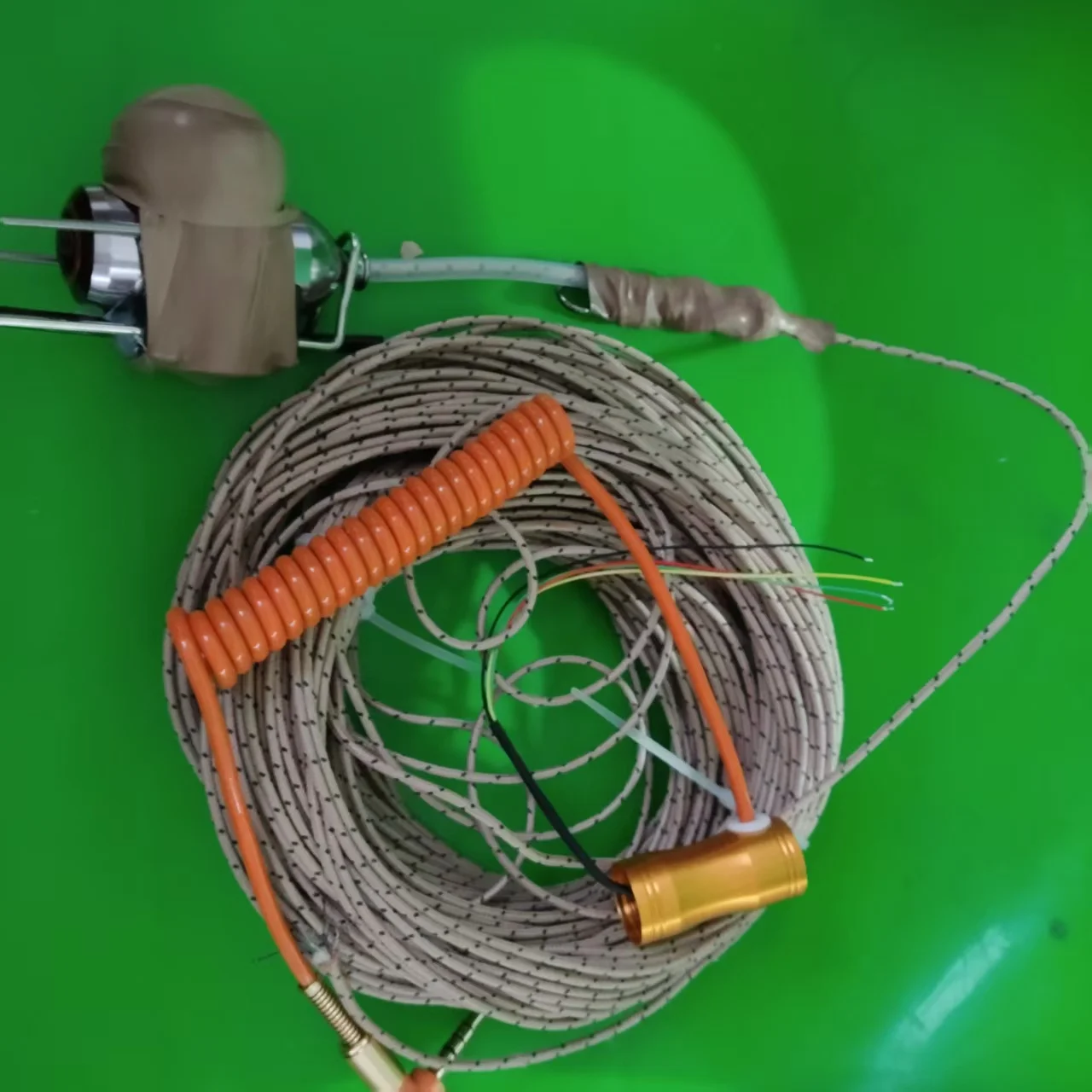 아트 아크 낚시 카메라 7가지 모드 틴 도금 구리선이 탁월한 수심을 통한 틴트 처리된 외부 랩으로 야외 캠핑 여행 장비에 적합합니다.