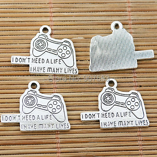 

10 шт. 19*25 мм тибетское серебро мне не нужна жизнь у меня много жизни очаровательные шармы EF1834 для изготовления ювелирных изделий