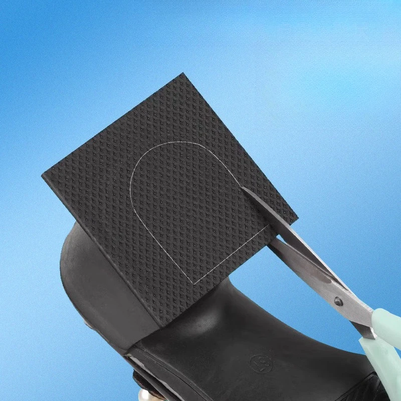 Non-Slip Durable Shoe Sole Grip Pads - Thick Abrasion-Resistant Heel Protectors for Noise Reduction & Floor Protection (1 Roll)