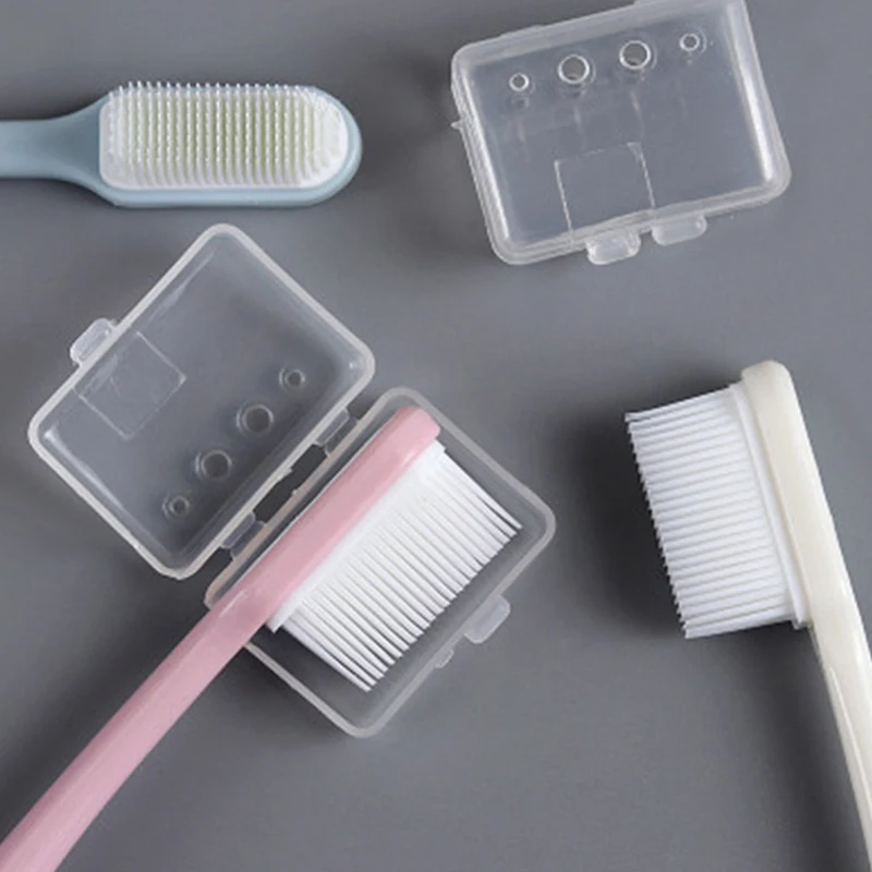 Toothbrush Head Covers Case Cap Portable Travel Hike Camping Brush Protect Storage Organizer Bathroom Supplies 10pcs