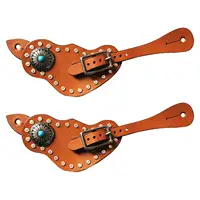 2Pcs Spur Strap with Buckle Protective Equipment for Training Horse Boots Cowboy 2