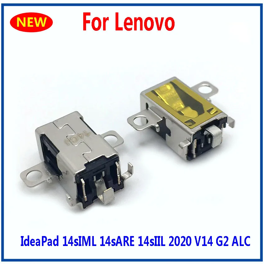 1-10PCS 노트북 DC 전원 잭 충전 커넥터 Lenovo IdeaPad 14sIML 14sARE 14sIIL 2020 V14 G2 ALC 용 노트북 소켓