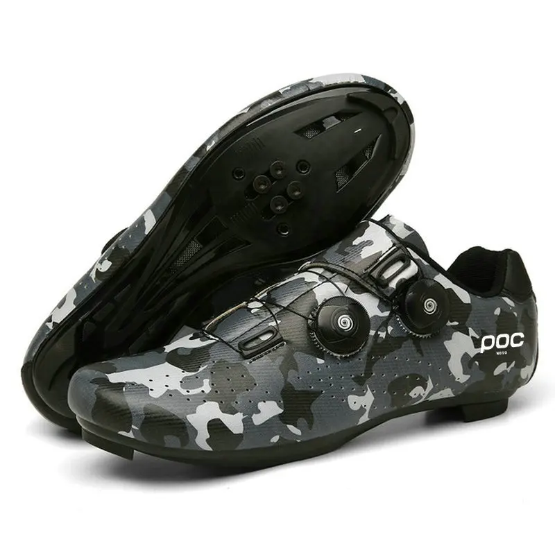 Moto Poc Shoes MTB Flat Pedal Bicycle Shoes Men Rubber Non-slip Mountain Bike Footwear Racing Cleatless Speed Cycling Sneaker