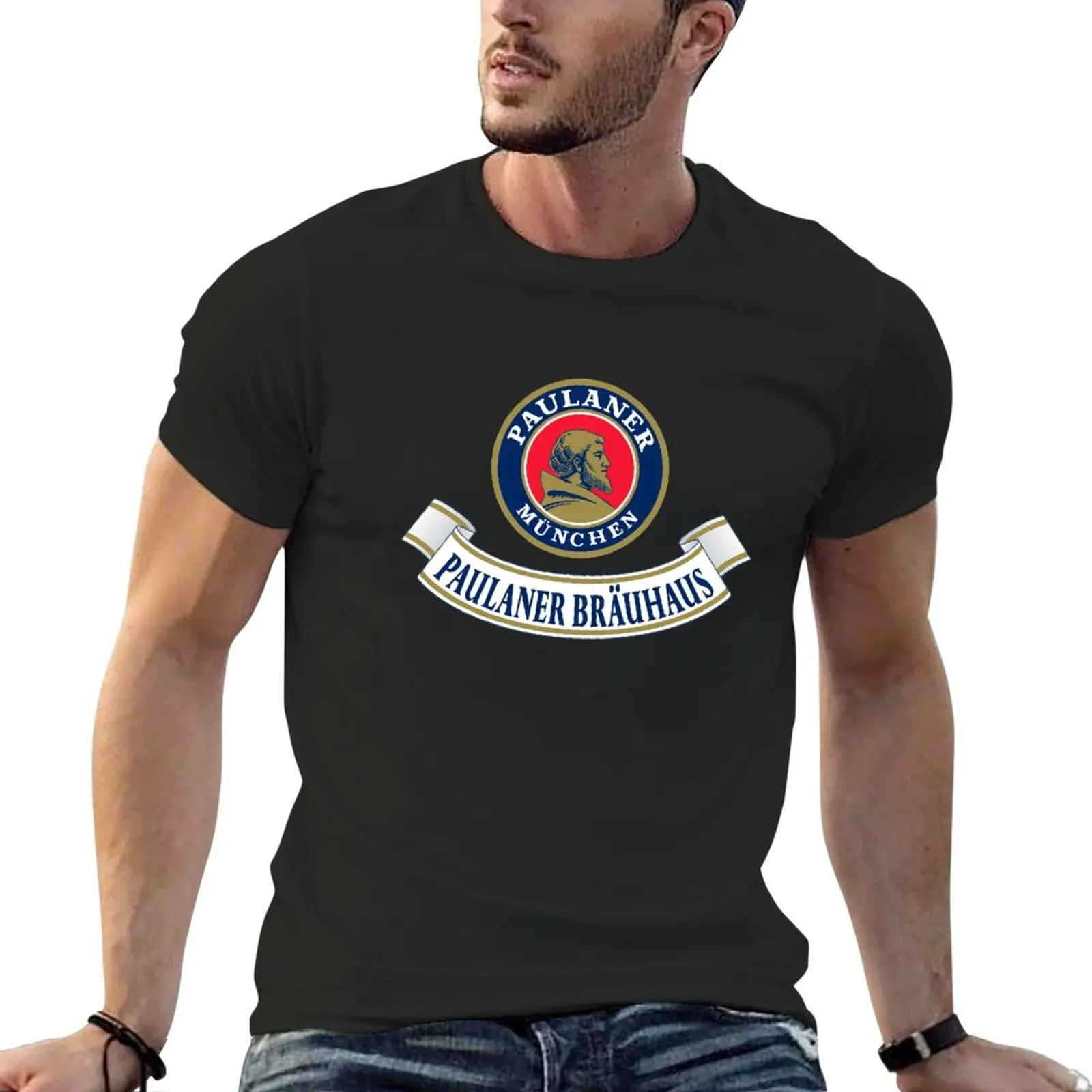 New Paulaner For Fans T-Shirt T-Shirt Corta T-Shirt Personalizzata Anime Abbigliamento Uomo