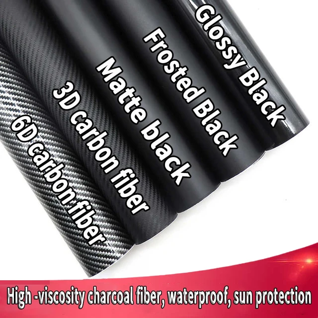 Car stickers, car body films, carbon fiber stickers, black car external decoration stickers can protect ，create personality car