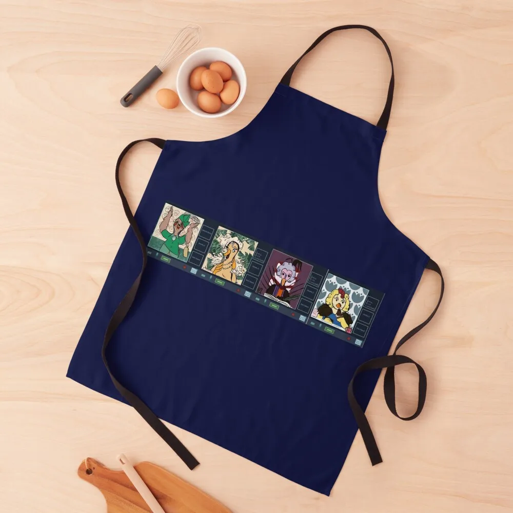 Four Calling Birds Apron Kitchen New 2022 Year Things For The Kitchen Utensils For Kitchen Apron For Hairdresser