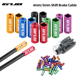 30pcs Bicycle Shift Brake Cable End Cap 4mm/5mm Derailleur Cable Housing Aluminum Housing Wire Tip Dust Cover Bike Accessories