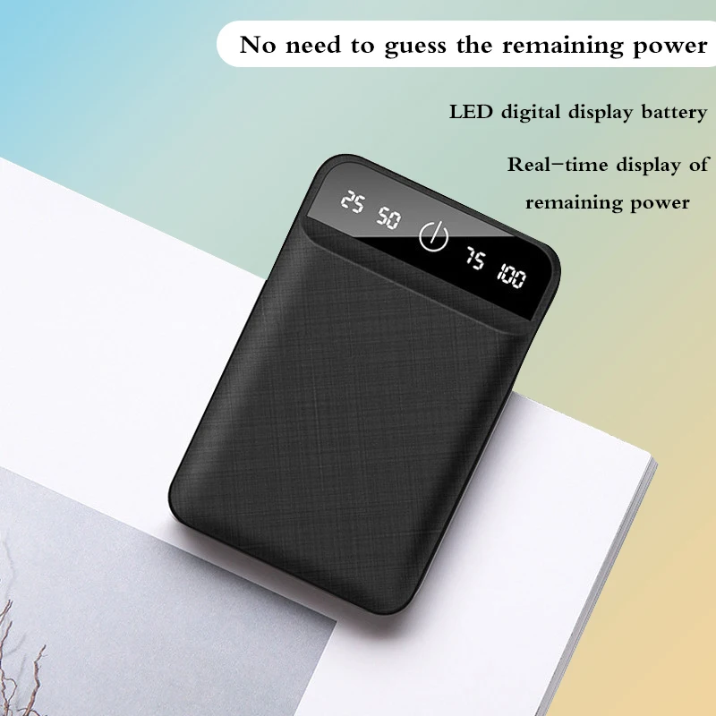 Mini Power Bank Battery 50000mAh Portable Fast Charging Digital Display Dual USB Charger for iPhone,Xiaomi,Huawei best portable power bank