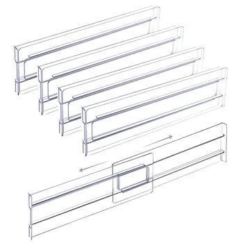 Adjustable Transparent Drawer Dividers 1