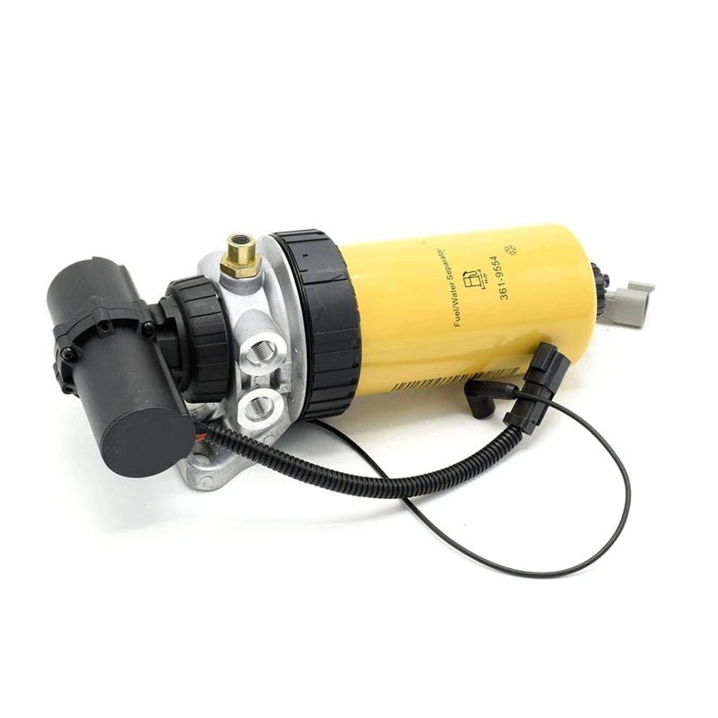 

Fuel Water Separator Fuel Filter Assembly With Electronic Pump 228-9130 2289130 3491063 349-1063 For CAT Excavator