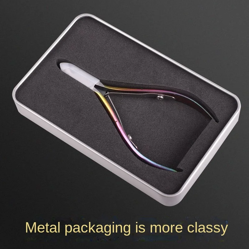 Exfoliating Scrub Scissors Nail Salon Specializes in Dead Skin Finger Barbed Professional Nail Clippers Stainless Steel