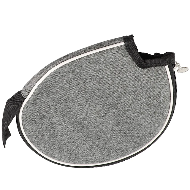 Portable Table Tennis Rackets Bag Semicircle Paddles Case Dustproof Storage Bag Supplies Protective Cover Training Table Tennis 4