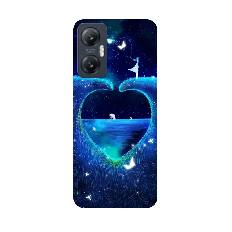 Shockproof TPU Bumper Soft Silicone Phone Case with Painted Design