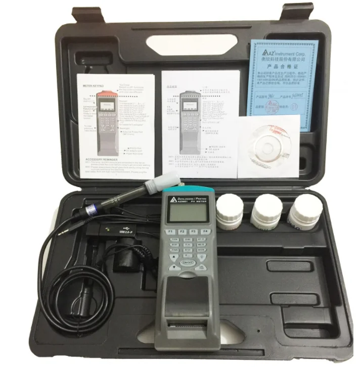 

Az9861 water quality analyzer pH tester with printer function