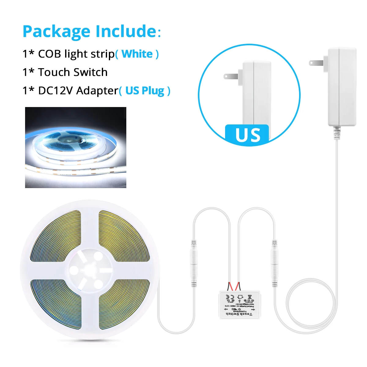 White US Plug