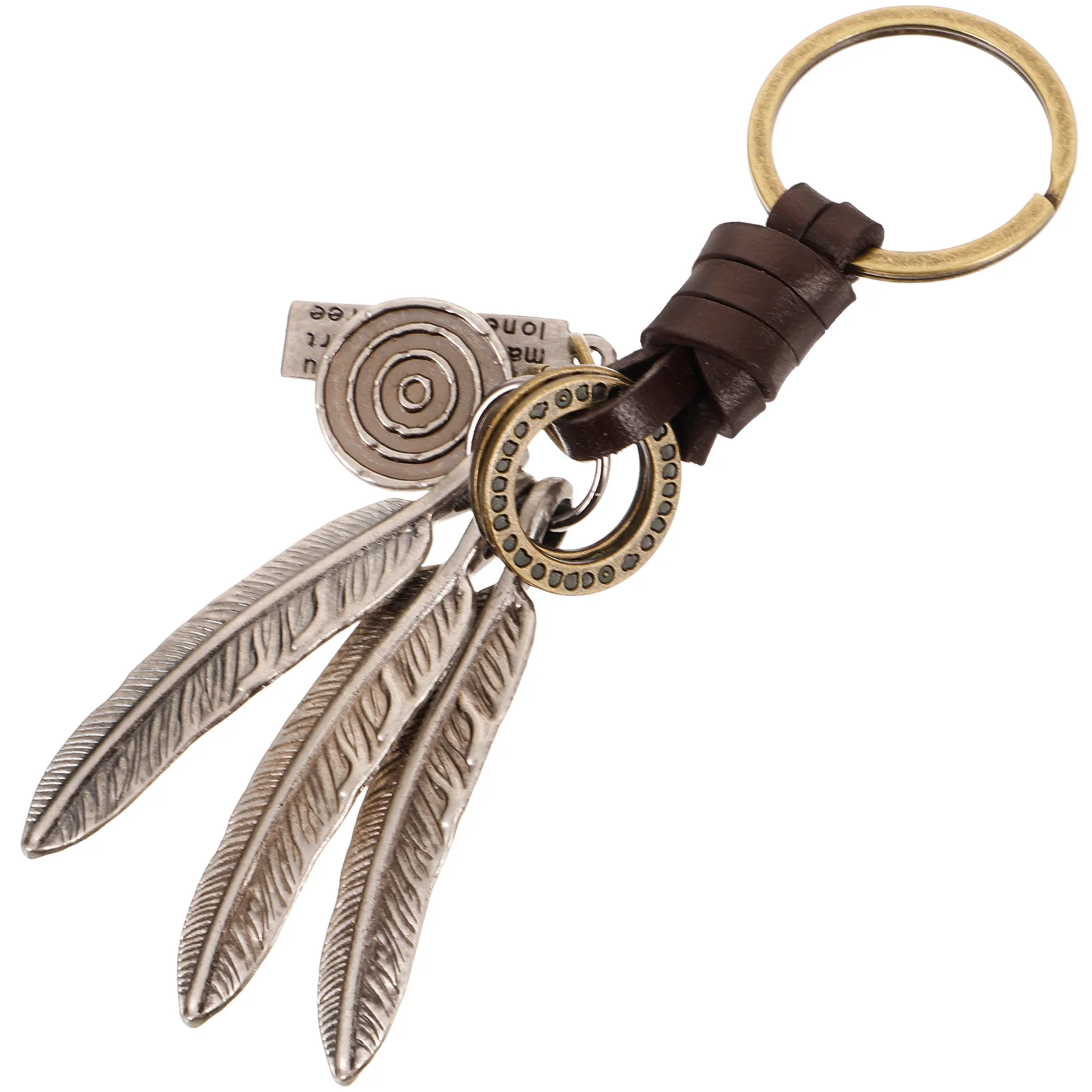 

Alloy Leaf Pendant Keychain Handbag Keychain Decorative Pendant Keychain Purse Charm