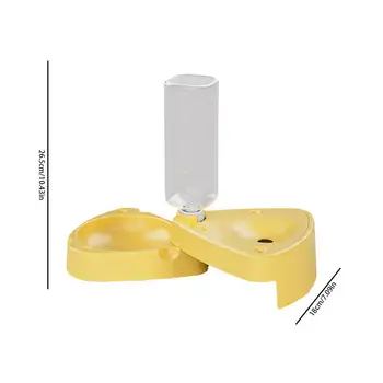Pet Bowl With Water Feeder Food Storage Water Dispenser and Removable Food cat Bowl Folded Cheese Bowl Small Medium pet supplies 6
