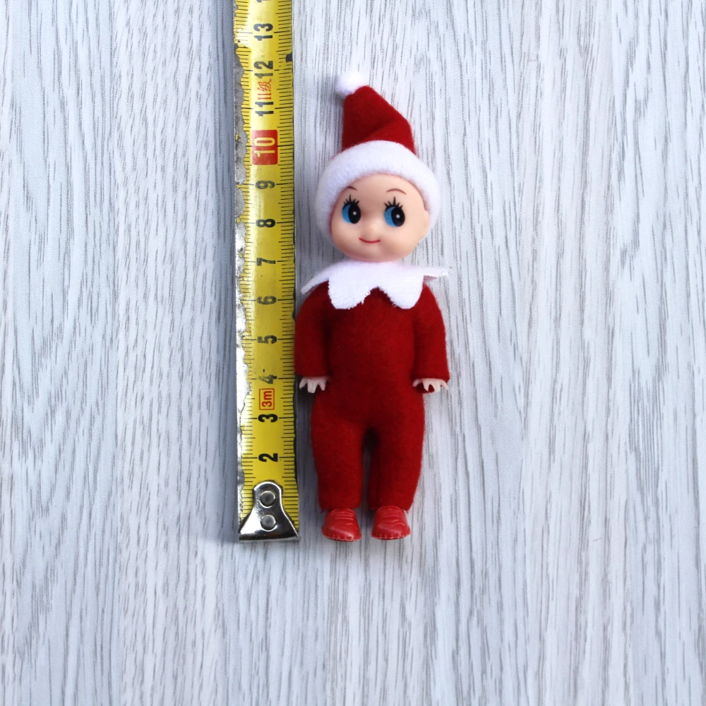 10cm Toddler Baby Elf Dolls with Movable Arms Legs Doll House Accessories Christmas Dolls Baby Elves Toy For Kids