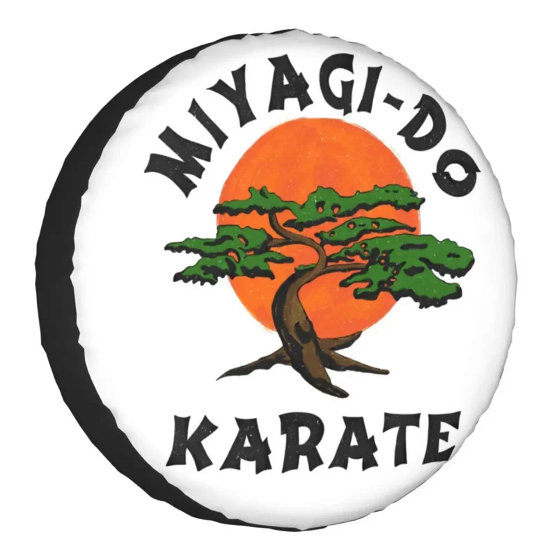 

Запасная покрышка Miyagi-Do Karate для Jeep, Pajero, Karate, Kid, Cobra Kai, 4WD, искусственная кожа, 14 дюймов, 15 дюймов, 16 дюймов, 17 дюймов