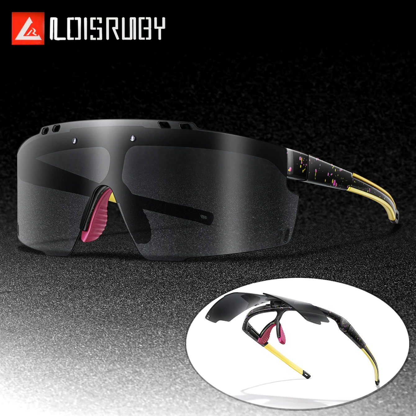 UV400 Windproof Cycling Sunglasses Men Women