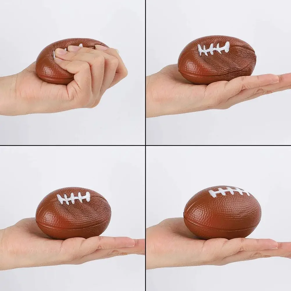 Mini Soft PU Football Ball Basketball Anti-stress France EU UK US Small Rugby Soccer Squeeze Balls Children Kids Sport Ball Toys 3