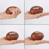 Mini Soft PU Football Ball Basketball Anti-stress France EU UK US Small Rugby Soccer Squeeze Balls Children Kids Sport Ball Toys 3