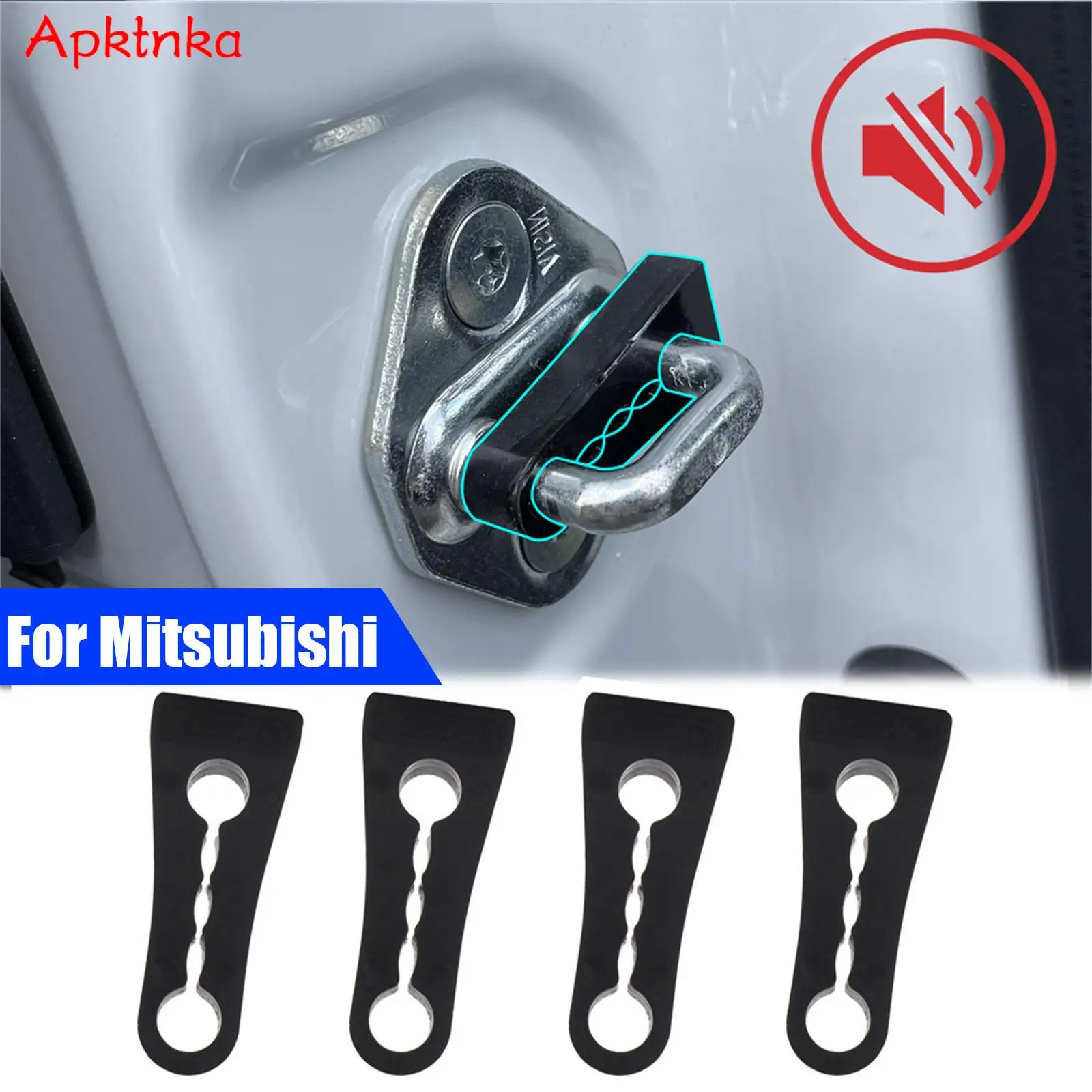 Ontto Portachiavi Cover In Pelle TPU Per Mitsubishi Lancer, Outlander, ASX – Blu Morbido