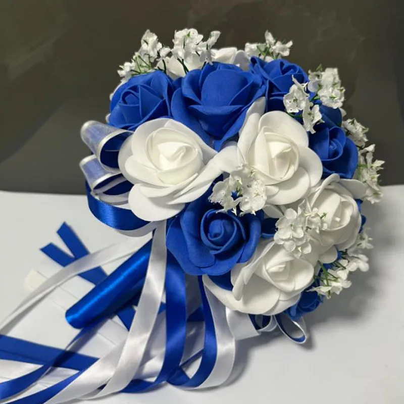perfectlifeoh burgundy and wedding bouquets Bridal Bridesmaid Wedding Bouquet Cheap New White&Burgundy/Red Wine Handmade