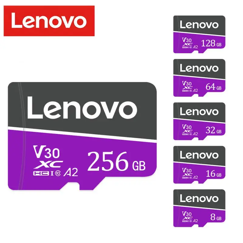 Lenovo 512Gb 1Tb Memory Card 64Gb 128Gb 256Gb Flash Ad Alta Velocità Tf Sd Card 256 128 64 32 16Gb Micro Tf Sd Flash Memorycard