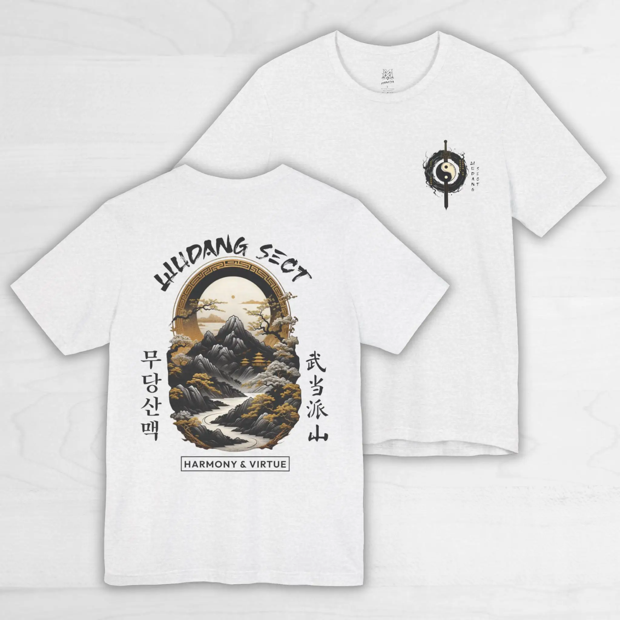 WU-TANG Clan Album Poster Peripherals Printed T-shirts Classic Street Hip Hop Music Fashion Tee Men Women Oversized Harajuku Top