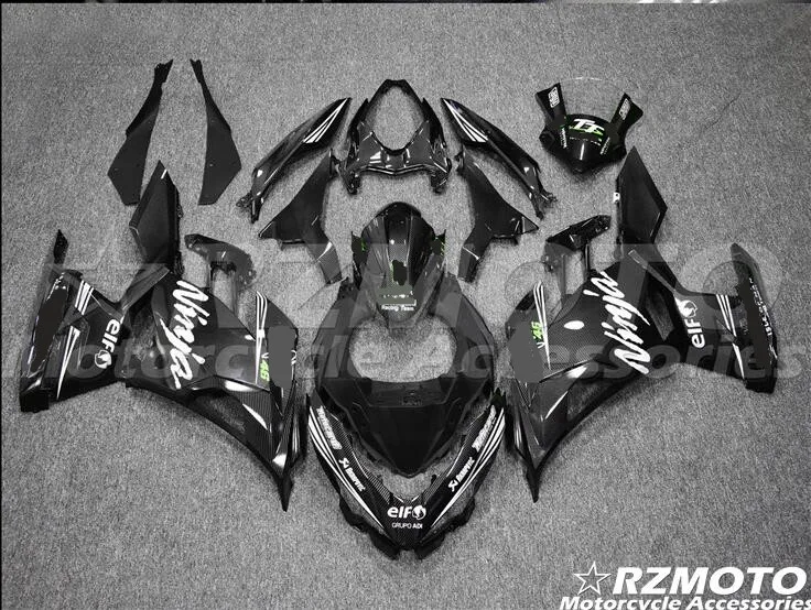 

Water Transfer Carbon Fiber Lacquered Motorcycle Fairing Parts For Kawasaki Ninja 400 2019 2020 2021 All Sorts 0f Color No.2873