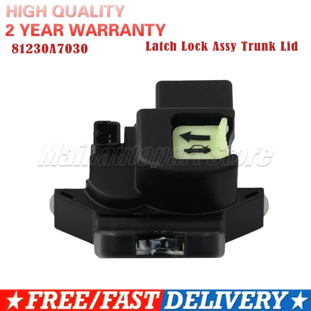 

81230A7030 Trunk Latch Lid Lock Actuator For 2014-2018 Kia Forte 81230-A7030