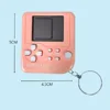 Mini Handheld Game Players Machine Pocket Game Console Built-in 26 Games Use for Key Chain Ring Holder Kids Gift 2