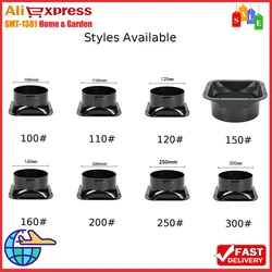 Air Ventilation Adapter ABS Flange Duct Fan Hose Connector Abs For Kitchen Hood Ventilator Pipe Connecting Exhaust Outlet