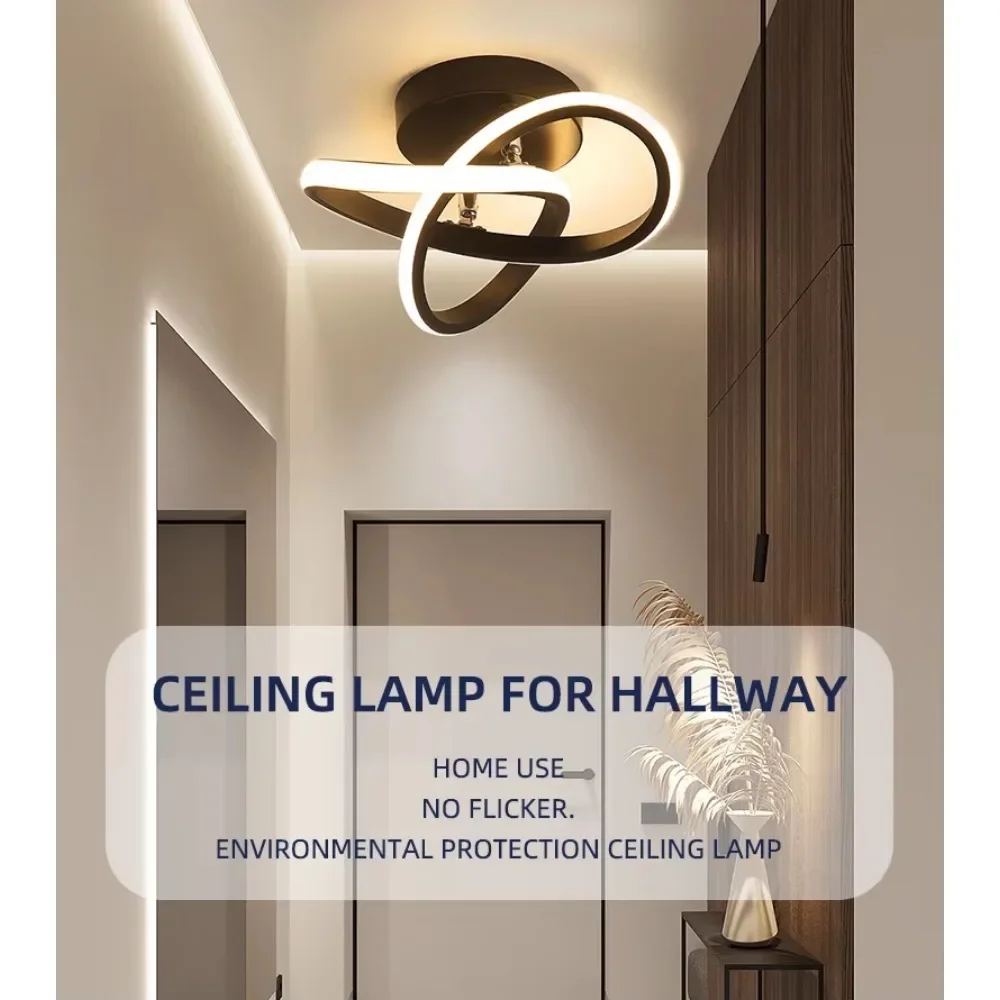 Morden Round Modern LED Ceiling Lamp Indoor Lighting for Kitchen Dining Living Room Aisle Corridor Bedroom Decor Ceiling Light