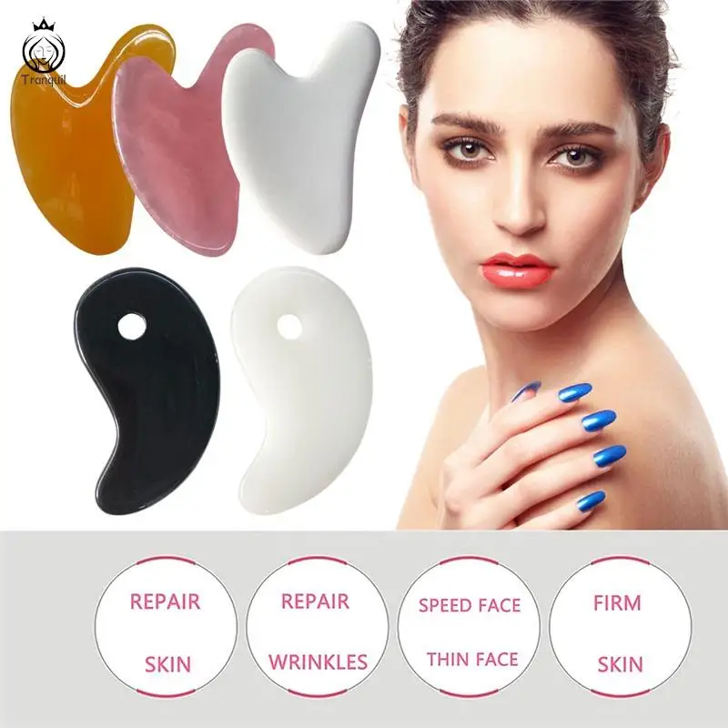 Face Massager Beeswax face massagers Scraping Guasha Board SPA Acupuncture Facial rinkle Remover