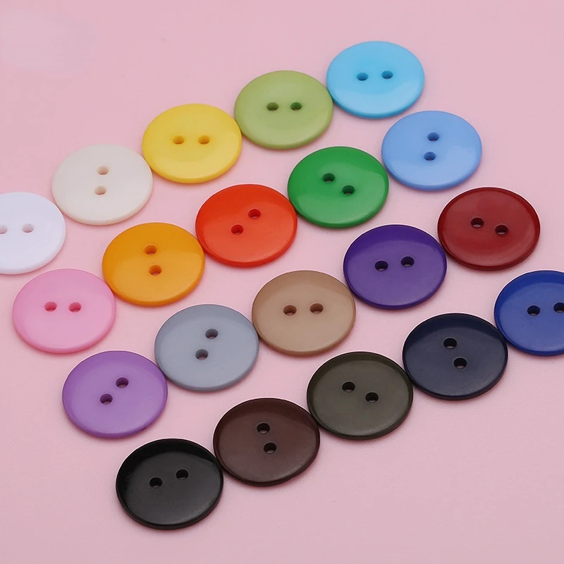 Résine 4 trous boutons couture, 20 pièces, 15-30MM, boutons décoratifs en  plastique faits à la main pour vêtements, bricolage - AliExpress