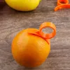 5 pcs Kitchen Tool  Orange Citrus Peeler Plastic Fruit Slicer Cutter Peeler 4