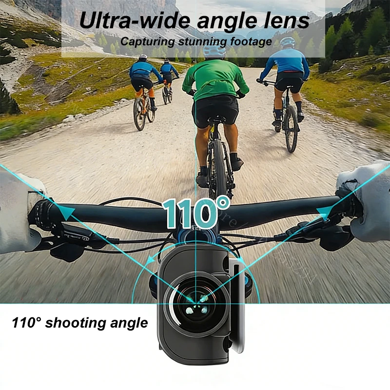 Mini Caméra Action 2.7K Ultra HD 21g avec Commande Vocale