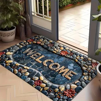Stone Carving Design Doormat 1
